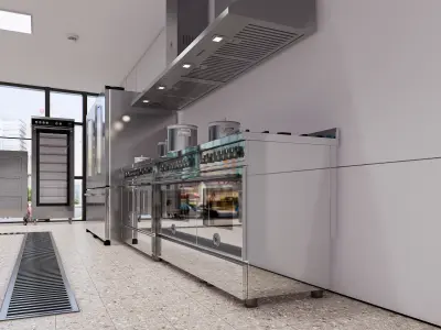 Commercial Kitchen 8 3D model