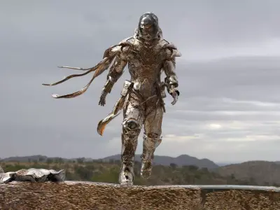 Space Suit Sci fi 3D model