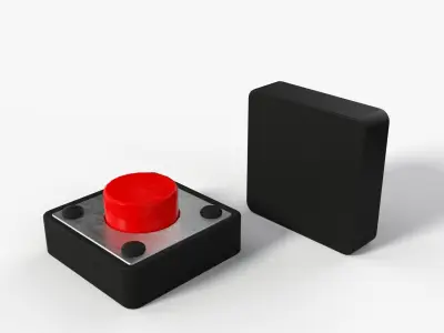 circuit board push button switch 3D model