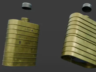 E-014 Filter Low-poly 3D model