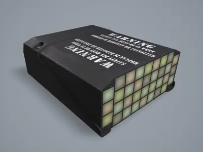  Aircraft M130 Flares Dispenser Low-poly 3D model