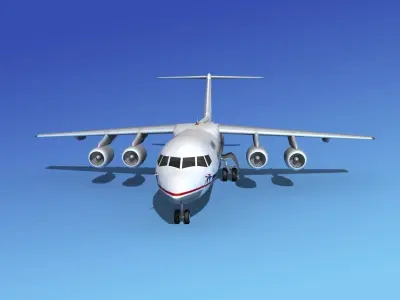 BAe 146-300 Eurowings 3D model