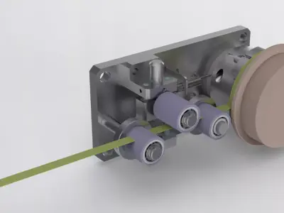 Roll mechanism 3D model