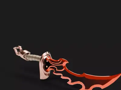 Magical Knight Killer Low-poly 3D model