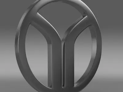 Yugo Logo 3D model