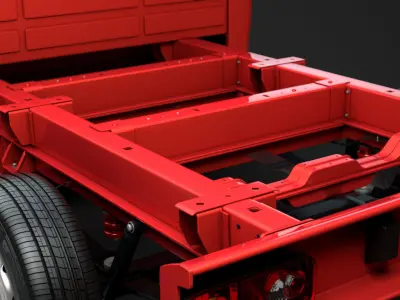 Citroen Jumper Relay Chassis Truck Crew Cab 3450 WB 2014 3D model