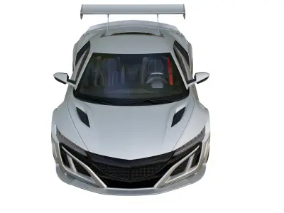 Acura NSX widebody Low-poly 3D model