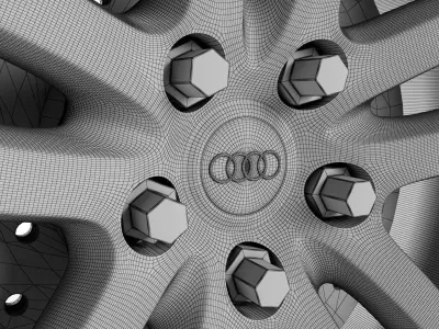 Audi Q7 Wheel 3D model