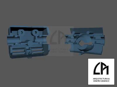 Gundam 00 Virtue Backpack and cannons 3D print model