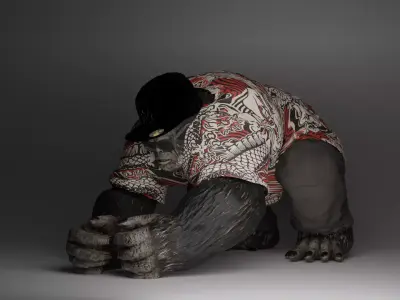 BigFoot Low-poly 3D model