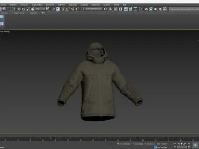 Jacket Low-poly 3D model