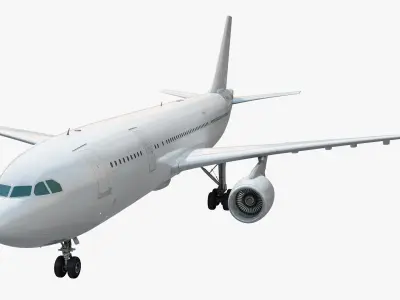 Airbus A300 3D model purchase