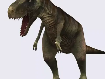 3DRT - Dinosaurs - Tyrannosaurus Low-poly 3D model