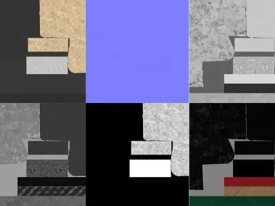 Vintage motor 3D model