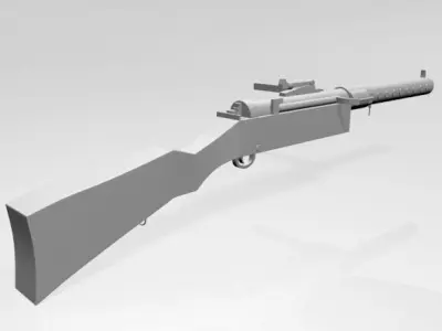 MP 28 Gun 01 3D model