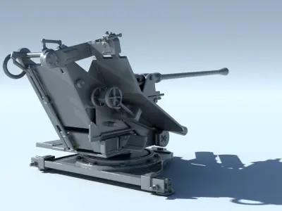 Anti-aircraft 3D print model