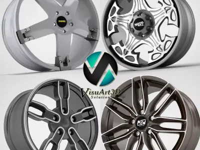 exclusive rims collection 3D model