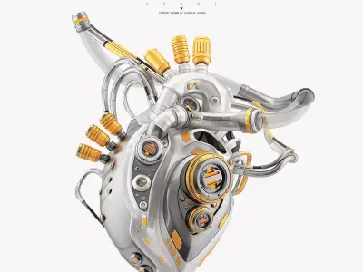 3D model Robotic heart III 3D model