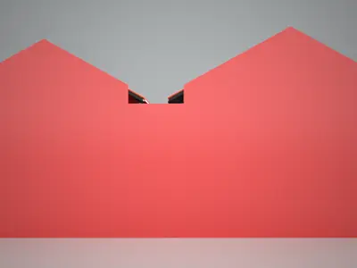 Shophouse Singapore Malaysia style 3D model