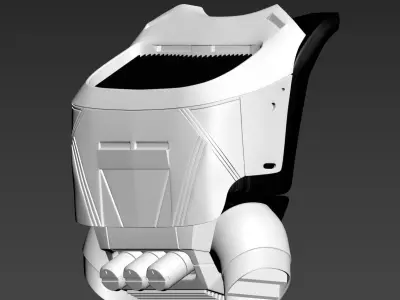 Star Wars EP9 The Rise of Skywalker Jet Trooper Backpack Armor 3D print model