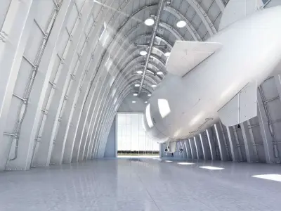 Zeppelin Hangar 3D model