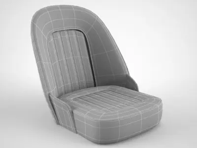 Car Seat Austin Healey 3D model