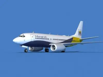 Boeing 737 MAX 7 Monarch 3D model