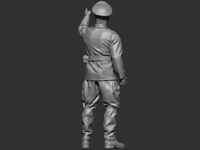 German Officer 2 3D print model