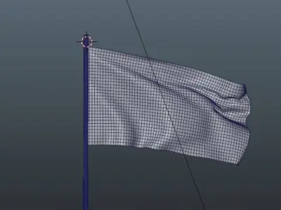 Hong Kong Culture series - British Hong Kong flag 3D model