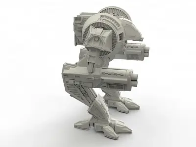 3D Robot model lego star wars 3D model