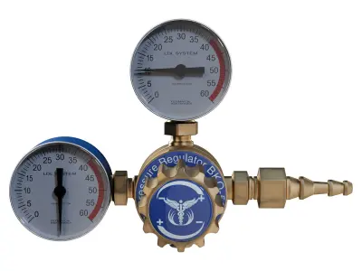 Oxygen Reducer BKO-50 Low-poly 3D model