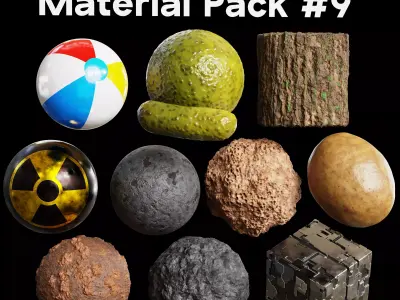 Blender Procedural Material Pack 9 Texture