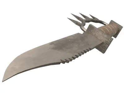 steel sword 3D model