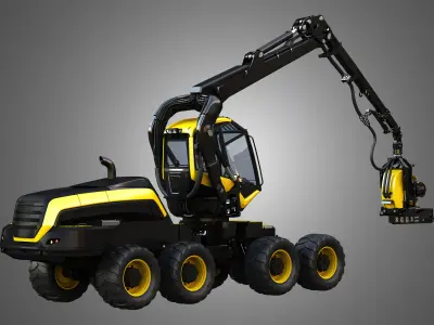 Scorpion King - Forestry Harvester 3D model