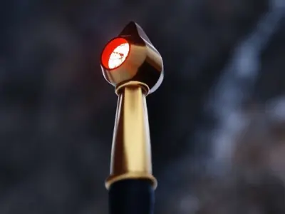 Sword in Cave Free low-poly 3D model