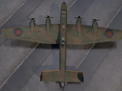 Handley Page Halifax Mk-2 3D model