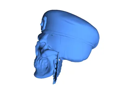 Naval Special Forces Skull 3D print model
