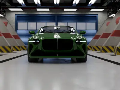 Parking lot showroom 3D model 3D model