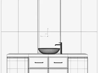 Bathroom furniture Free 3D model buy