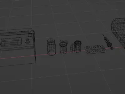 Survive Pack 01 Low-poly 3D model