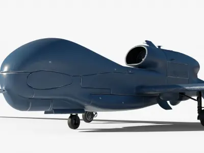 8K Unmanned Aerial Vehicle Drones UDIM textures 3D model