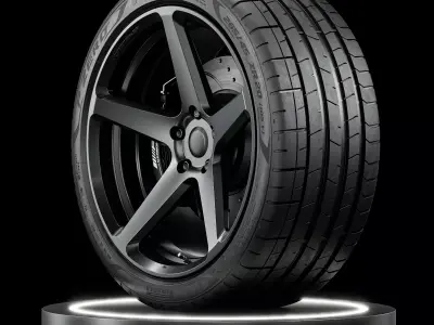 Pirelli PZ4 265 45 ZR20 108Y 3D model