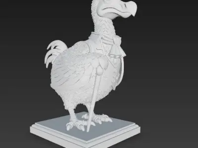 3D Printable Mr Dodo Figurine 3D model