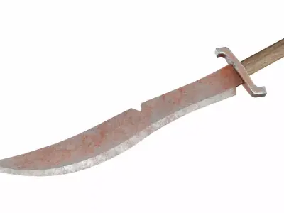 Orcsword Low-poly 3D model