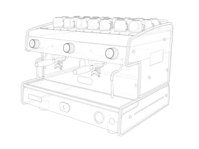 Coffee Machine LaSpaziale S2 3D model