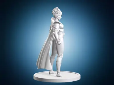 Storm X Men Electric Sculpture 3D print model