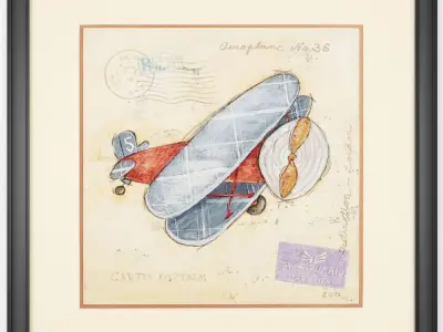 Art Frams 101- Vintage AirCraft 3D model