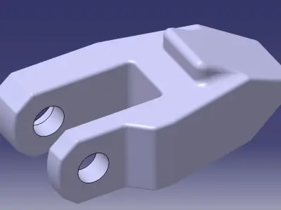 Tooth of hydraulic scissors ETE-132 3D model