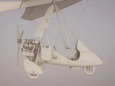 Pegasus Quantum 912 Trike model 3D model