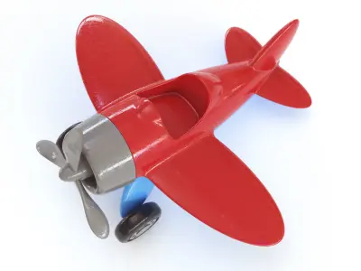 Toy Airplane 3D model